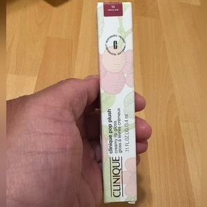 Clinique Pop Plush Creamy Lip Gloss – 10 VELOUR POP Brand New Never Used.
